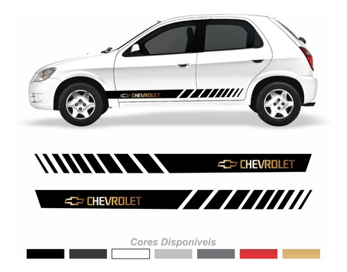 Adesivo Chevrolet Celta Faixa Lateral Personalizado Imp36