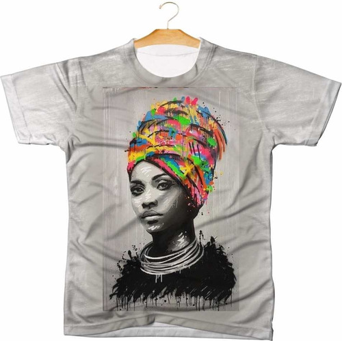 Camiseta Camisa Blusa Africana - 019