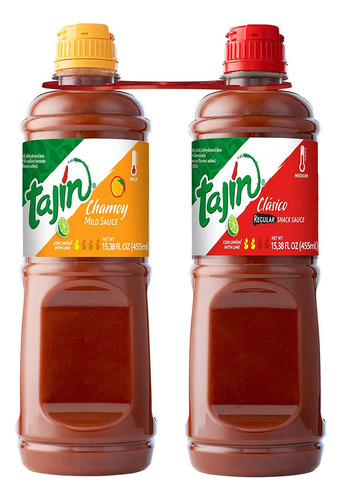 Tajin Salsa De Chamoy Afrutada De 15.38 Onzas Y Salsa Picant