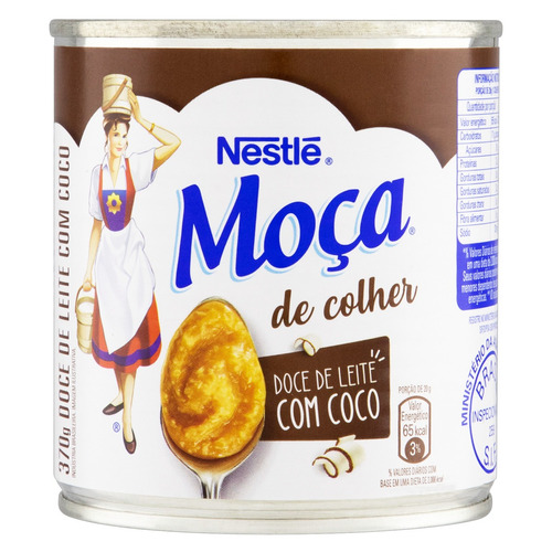 Doce de Leite com Coco Nestlé Moça de Colher Lata 370g