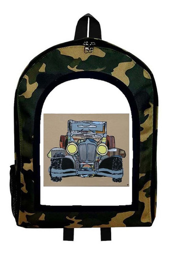 Mochila Camuflada Vehiculos Viejos Antiguos Mod Aar99