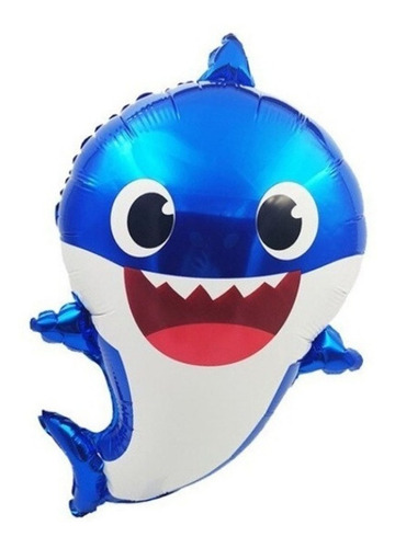 Globo Baby Shark 60cm Mylar Aire/helio. Globofun!