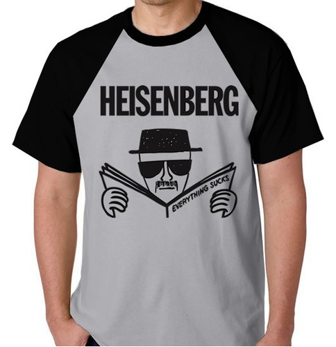 Camiseta Heisenberg Raglan Blusa Série Camisa Breaking Bad