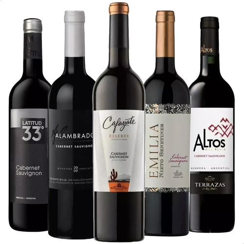 Alambrado + Altos Del Plata + Emilia + Latitud 33 Cabernet S