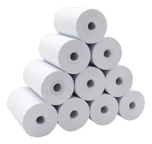 10 Rollos Papel Termico 80mm Para Comandera Fukun 80cc