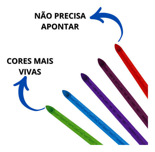 24 lápices de colores Color'peps Infinity, color mapeado de la marca coloreada
