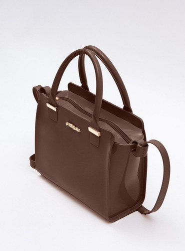 Bolsa Petite Jolie Love Ii Brown Pj5214ii Cor Caramelo
