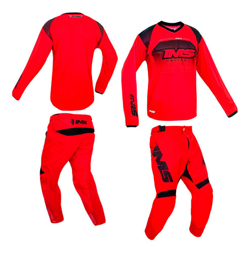 Conjunto Calca E Camisa Ims Mx Modelo Novo Total Motocross