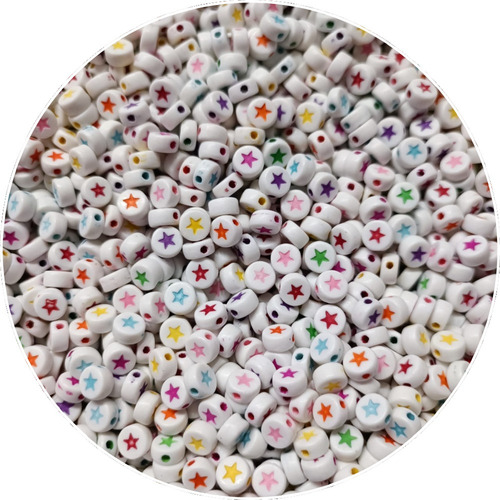 300 Cuentas Estrellas Pulseras Bisuteria F B / E Colores