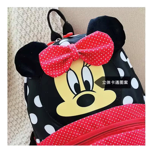 Mochila Disney Minnie Lunares De Lujo 28x22x9cm