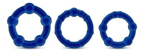 Anillo Para El Pene 3 Tamaños Stay Hard Calidad 100% Premium Color Azul