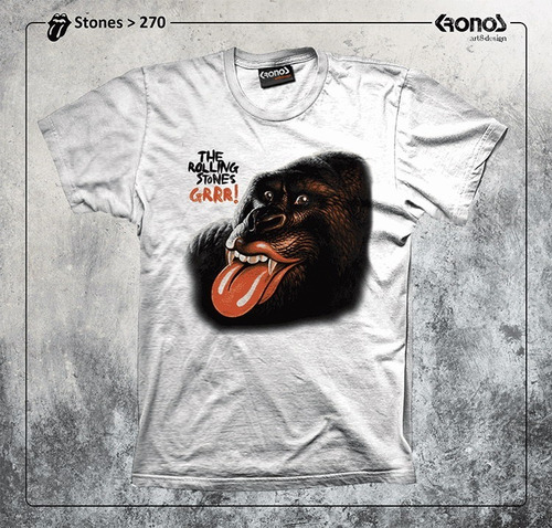 Remera The Rolling Stones Grrr Gorila Grrr! Retro Tour