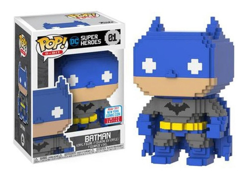 Funko Pop 8-bit Dc Heroes Batman Nycc 2017