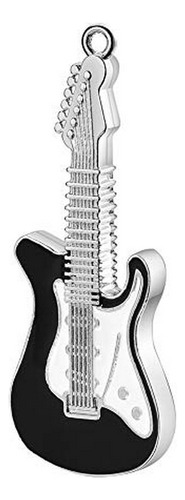 Memoria Usb Impermeable 32gb - Guitarra Negra