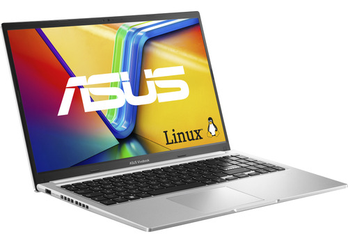 Notebook Asus Vivobook 15 M1502ya Amd Ryzen 7 5825u 8gb Ram 512gb Ssd Linux Keepos 15,6 Fhd Cool Silver - Nj611