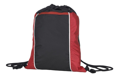 Bolsa Saco Bag Mochila Para Esportes Fitness Transversal Cor Vermelho