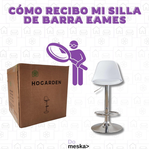 2 Sillas Para Cocina Barra Bancos Altura Ajustable Hogarden