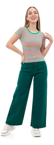 Pantalon Moda Drill Stretch Mujer Stacia 1