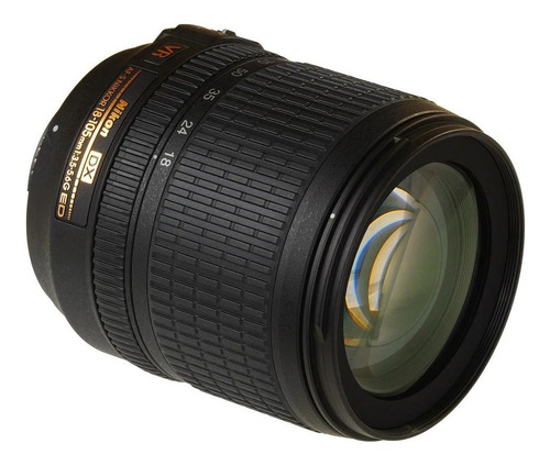 Lente Nikon Af-s Dx 18-105mm F/3.5-5.6 G Vr Teleobjetivo Fac