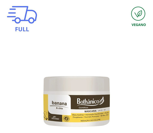 Máscara Banana E Chia Bothânico Hair 250g