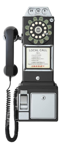 Telefono Antiguo Crosley, Con Banco De Monedas Integrado