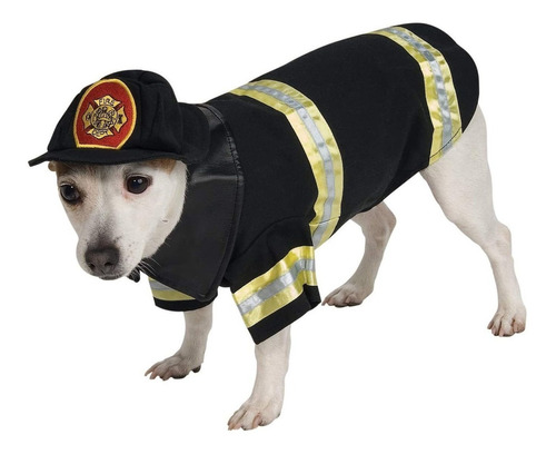 Disfraz Para Mascota De Bombero Rubies