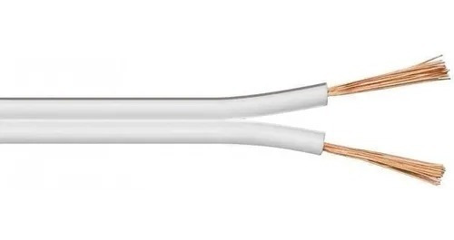 Cable Paralelo Bipolar Blanco 2 X 0,50mm Rollo 100 Metros