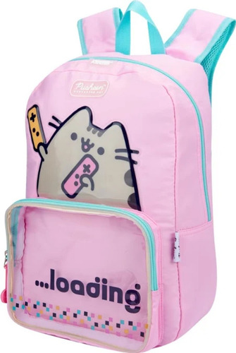 Mochila Backpack Escolar Infantil Niñas Pusheen 1165513