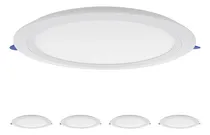 Comprar Pack 4 Lámparas Techo Led 24W, 4000K, Estévez, Color Blanco