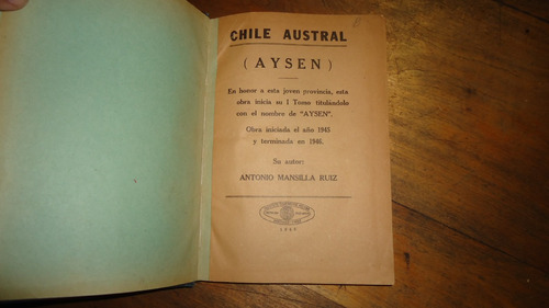 Chile Austral Aysen