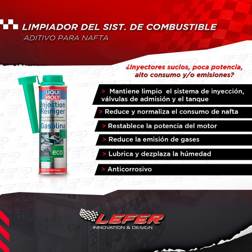 Imagen 3 de 10 de Limpia Inyectores Nafta + Limpia Catalizador Liqui Moly