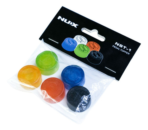 Kit 6 Toppers Nux Colors Pedais Guitarra Baixo 