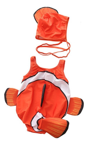 Traje De Baño Infantil De Una Pieza Pez Payaso