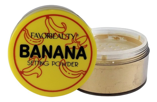 Polvo Maquillaje Banana Traslucido Setting Powder 