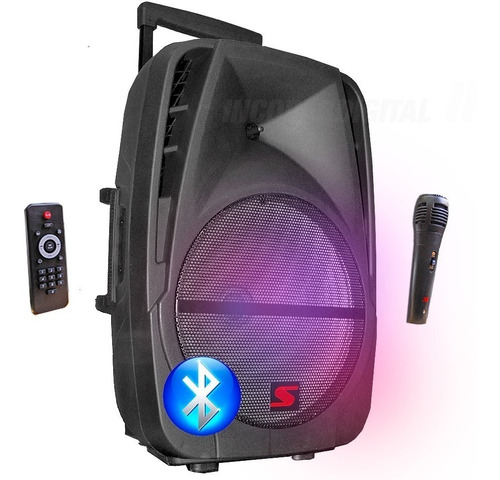 Bafle Potenciado 15'' Bateria Recargable-bluetooth