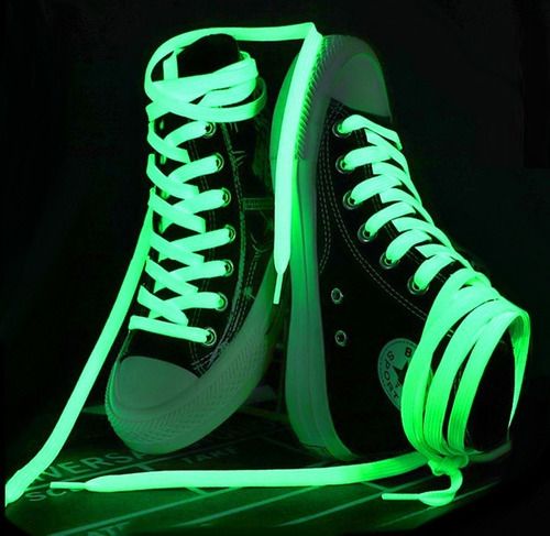 Trenza Luminosa Cordones Brillan Oscuridad Zapato Trenza Led
