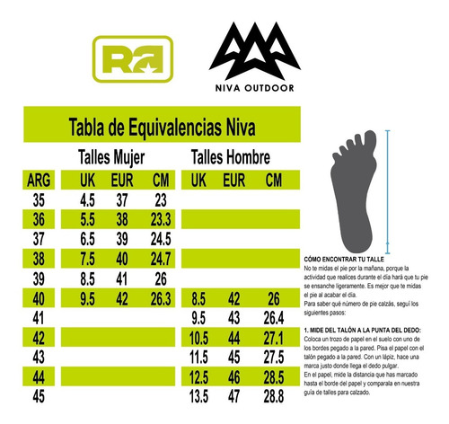 Niva Zapatillas Outdoor Hombre Foretrex Ltr Negro-gris Ras