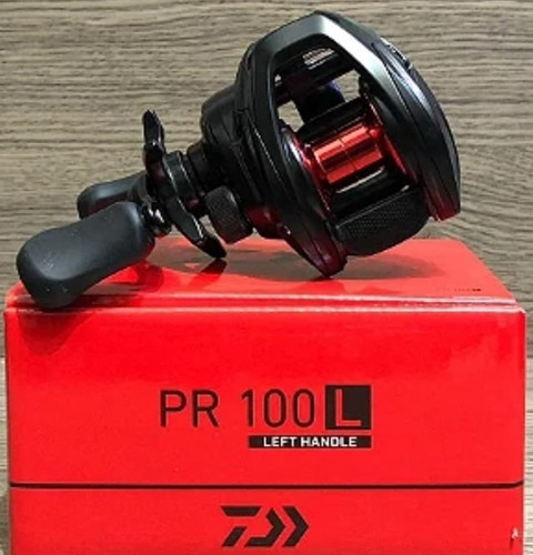 Carretilha Daiwa Pr 100 L Preto Esquerdo