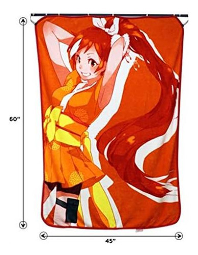 Just Funky Crunchyroll Hime Fleece Throw Decorativo Para Col