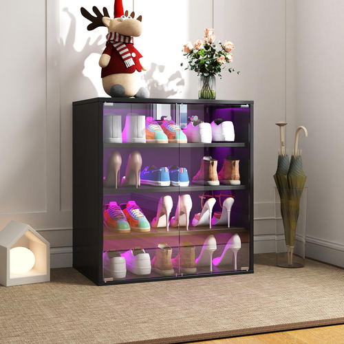 Banzeem Almacenamiento De Zapatos Con Luces Led Para Hasta