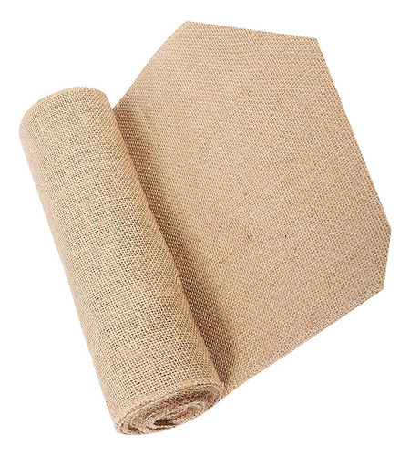 Corredor De Mesa De Yute Natural, Cinta De Arpillera De Arpi