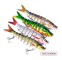 Comprar 2 Señuelos Artículados 8 Segmentos Muy Realistas -13.5 Cm 