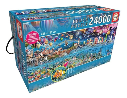 Puzzle Educa Borras Vida, el Gran Reto 13434 de 24000 piezas