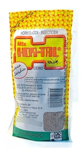 Mix Hortal Cebo 250 Gr Hormigas Insecticida 