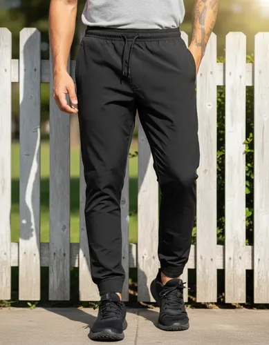 Calca Tactel Jogger Premium Fitness Academia 2 Bolsos