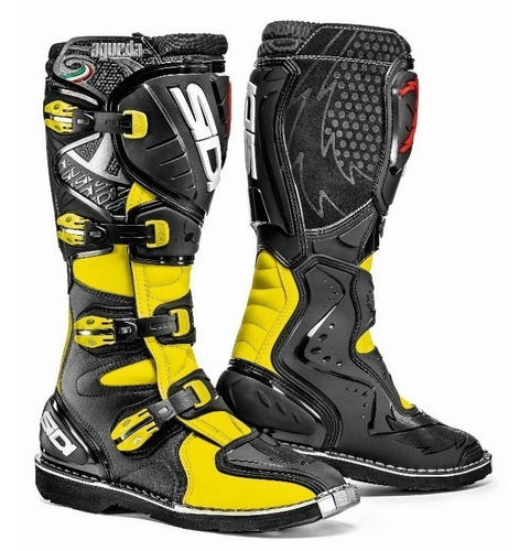 Bota Moto Sidi Agueda Yellow Fluo / Black