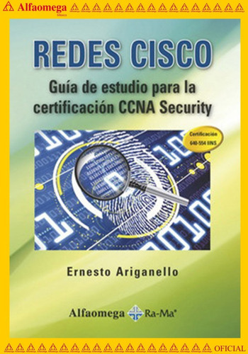 Libro Ao Redes Cisco - Guía De Estudio Para La Certificación Ccna, De Ariganello, Ernesto. Editorial Alfaomega Grupo Editor, Tapa Blanda, Edición 1 En Español, 2013