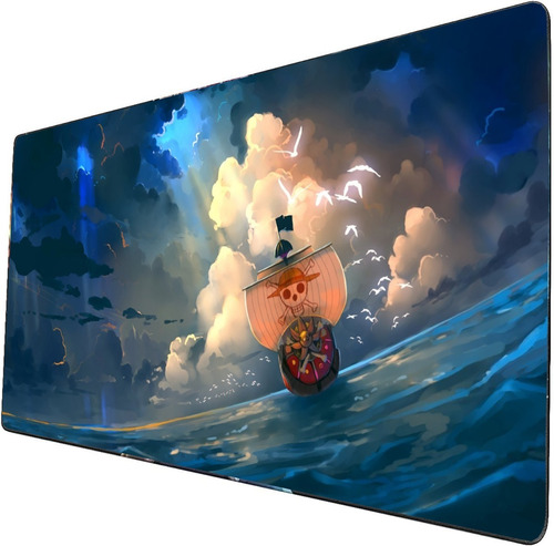 Mouse Pad Largo One Piece Barco Diseño Anime Gamer 30x70cm