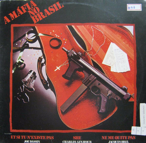 A Máfia No Brasil, Lp, Charles Aznavour, Joe Dassin, Brel