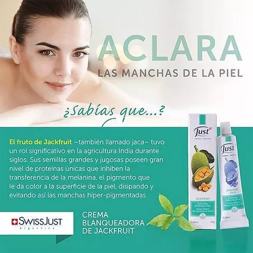 Imagen 5 de 8 de Crema Blanqueadora De Jackfruit 25g Just